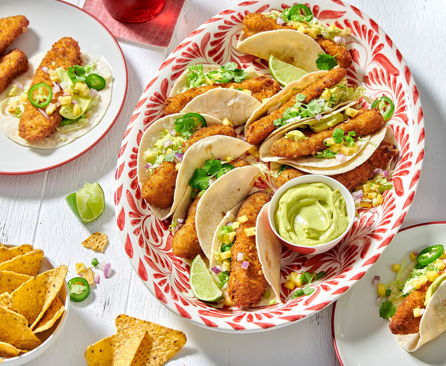 Sweet Chilli Chicken Tender Taco's
