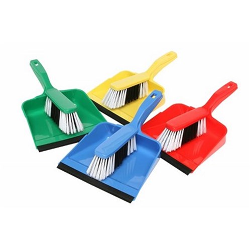 DUSTPAN & BRUSH SET RED (10)