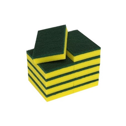 SCOURER/SPONGE GREEN/YELLOW (20) 