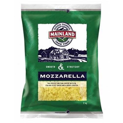 CHEESE SHREDDED MOZZARELLA 2KG (6)