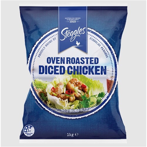CHICKEN DICED OVEN ROASTED 1KG (6) 
