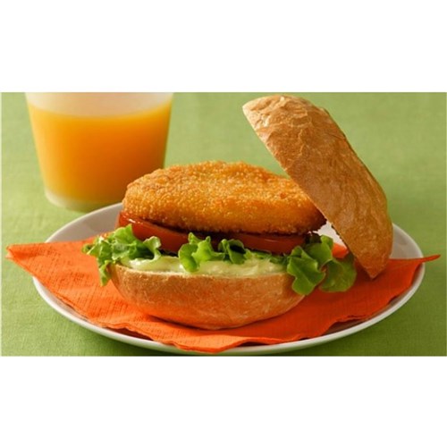 CHICKEN BURGER CRUMBED FILLET 10 X 85G  (6) 