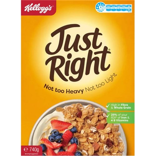 CEREAL JUST RIGHT 740G (12)
