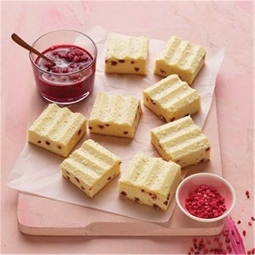 CAKE TRAY WHITE CHOCOLATE & RASPBERRY 2KG (4)