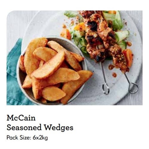 WEDGES SEASONED 2KG (6)