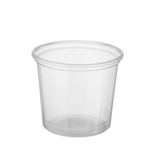 CONTAINER 150ML CLEAR ROUND X 50 (20)