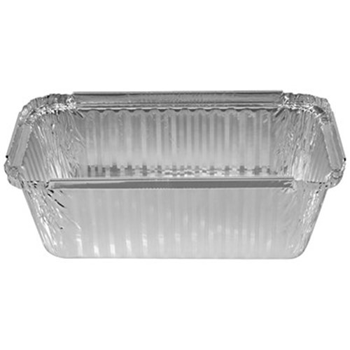 CONTAINER FOIL RECT  800ML X 100 (5) 