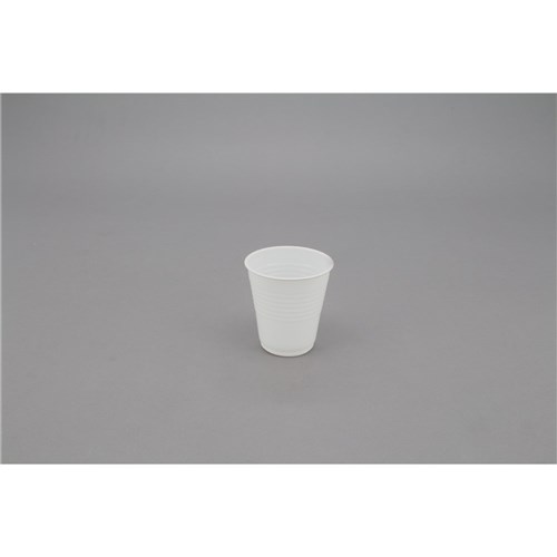 CUP PLASTIC WHITE 185ML X 50 (20) 