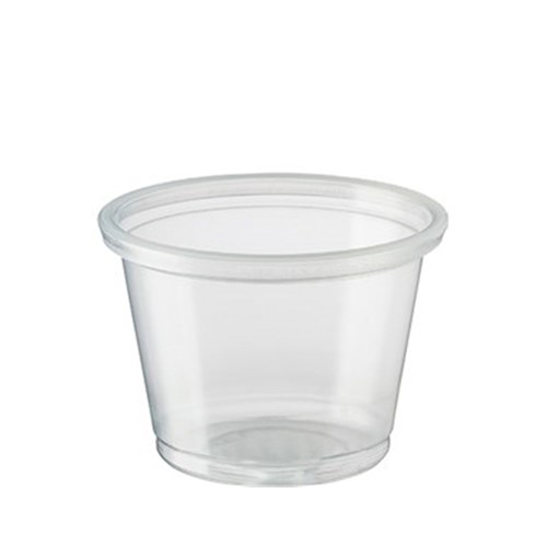 CUP PLASTIC CLEAR PC 30ML X 250 (20)