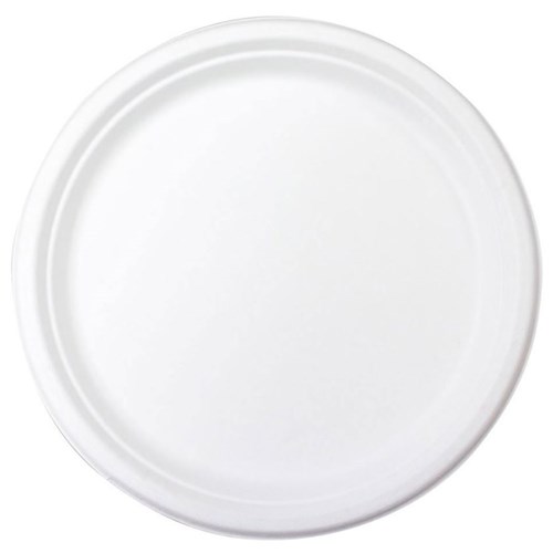 PLATE 9" ROUND NATURAL FIBRE 225MM X 25 (20)