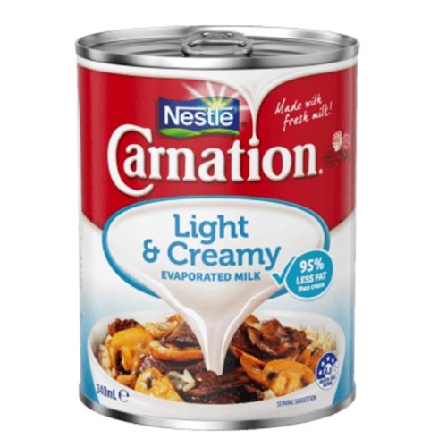 MILK LIGHT EVAPORATED 340ML (18)