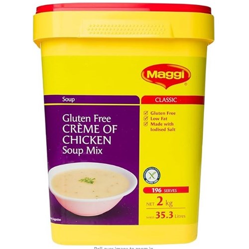 SOUP CREAM OF CHICKEN G/FREE 2KG (6) 
