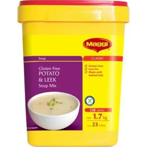 SOUP MIX POTATO & LEEK G/FREE 1.7KG (6) 