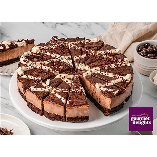 CHEESECAKE CHUNKY CHOC PRE CUT 16s (2) 