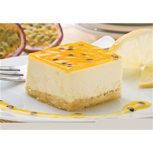 SLICE CHEESECAKE LEMON PASSIONFRUIT G/FREE 15s(4)