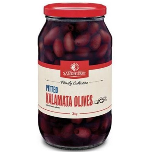OLIVES KALAMATA PITTED 2KG (6)