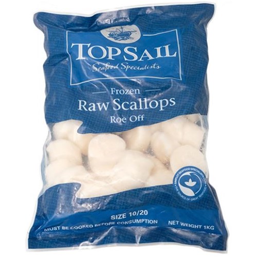SCALLOP ROE OFF 10/20 1KG (10)