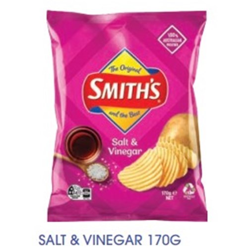 170G CRINKLES SALT & VINEGAR (12) 