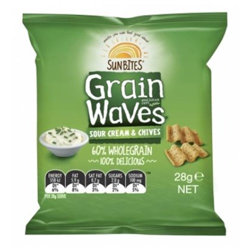 GRAIN WAVE SOUR CREAM & CHIVES 28G (21) CTN 
