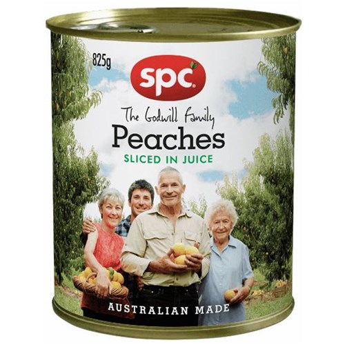 PEACH SLICED 825G (12) 