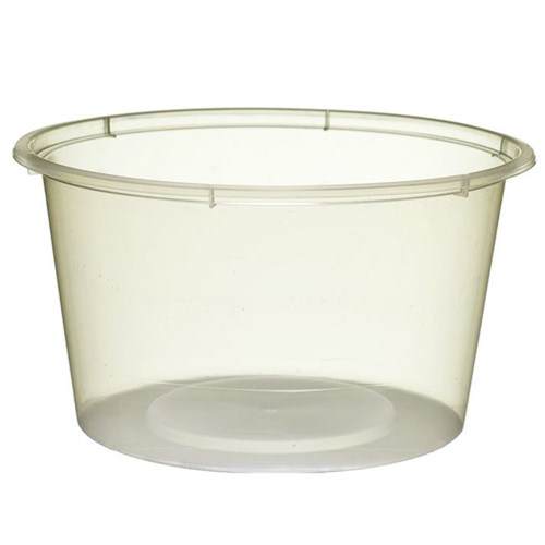 ROUND CLEAR CONTAINER 440ML  X 50 (10)