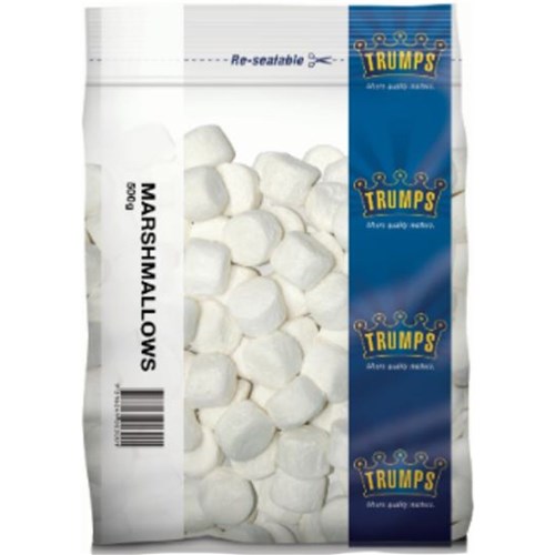 MARSHMALLOWS  VANILLA 500G (10)