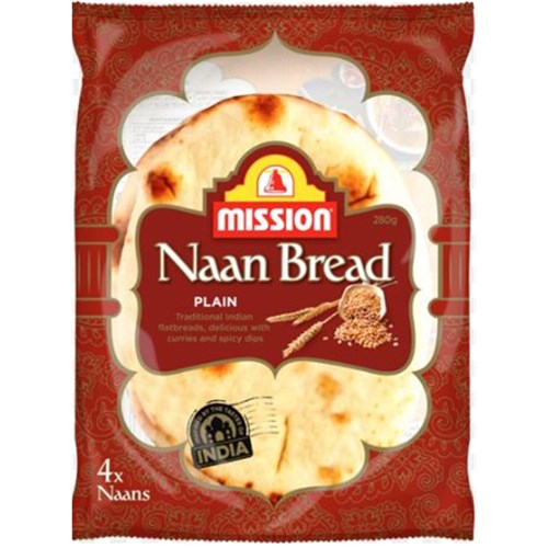 BREAD NAAN PLAIN 70G 8X4 PACK (1)