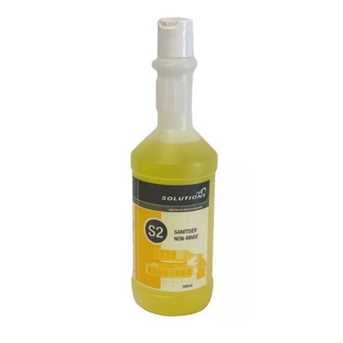 BOTTLE S2 NO RINSE SANITISER 500ML (1)
