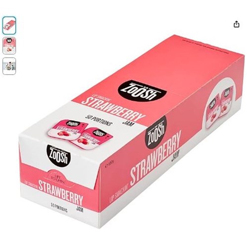 SPREAD PC STRAWBERRY JAM 13.6G X 50 (6)  