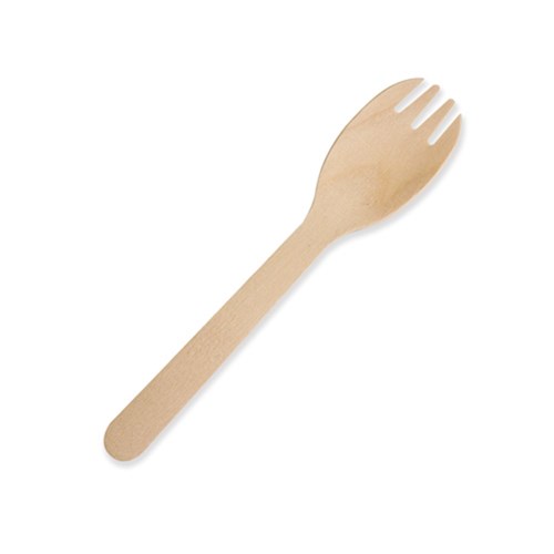 CUTLERY WOODEN FORK X 100 (20) 
