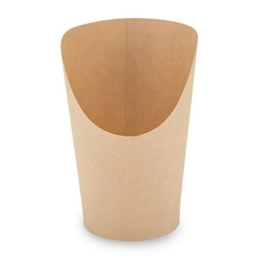 CONTAINER CHIP BAMBOO SCOOP PLAIN 12OZ X 50 (20)