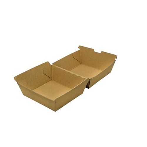 BURGER BOX LARGE BROWN  X 25 (PBBBL-F)(10)