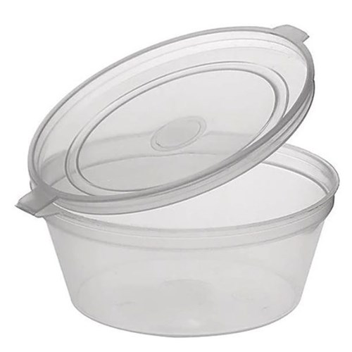 SAUCE CUP WITH HINGED LID PP 35ML X 50 (20)