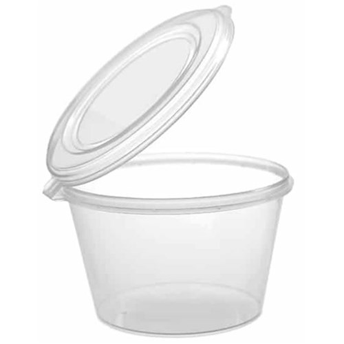 SAUCE CUP WITH HINGED LID PP 100ML X 50 (20)