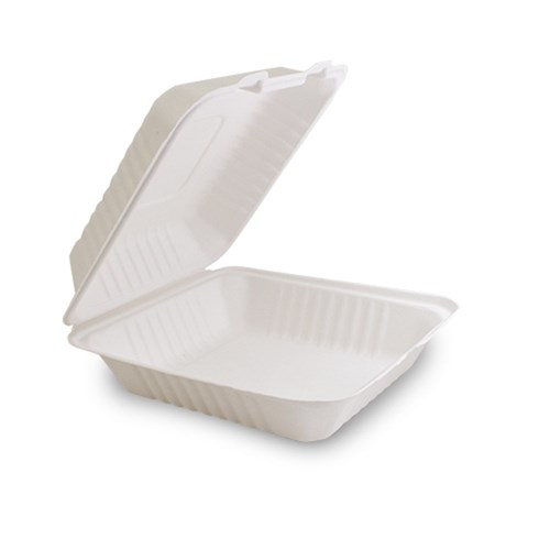 DINNER PACK SUGAR CANE 8"X8" X 50 (SCC17-PF) (4) 