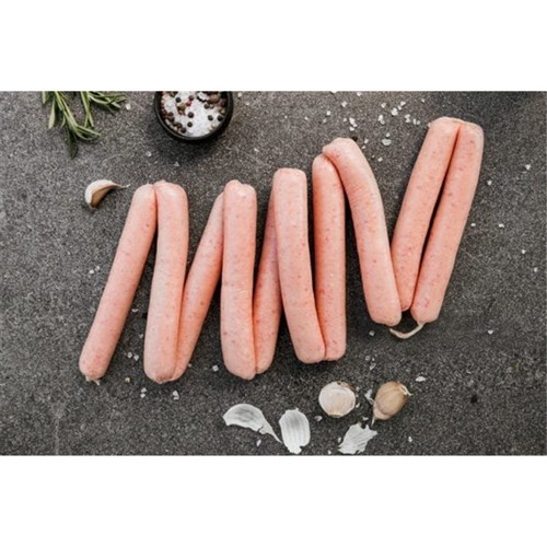 SAUSAGES THIN PORK FZN 90G MAP 2.5KG RW (8)