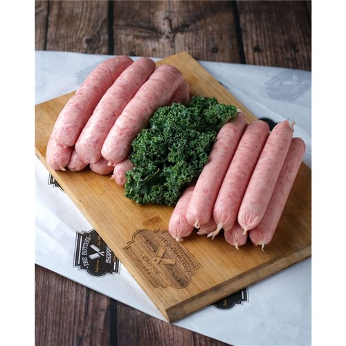 SAUSAGES THICK PORK 70G X 24 FZN 1.8KG RW (4)