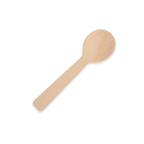 CUTLERY WOODEN TEASPOON X 100 (20) 