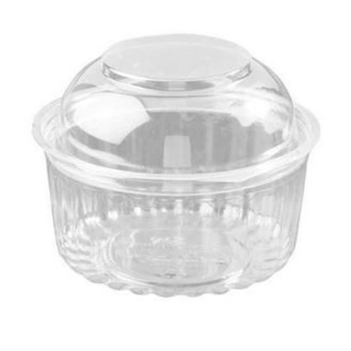 FOOD BOWL HINGED DOME LID 24OZ 682ML X 50 (3) 