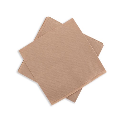 NAPKIN LUNCH BROWN 1PLY X 500 (6) 
