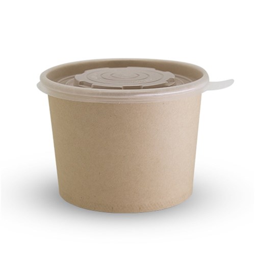 LID SMALL KRAFT TO SUIT 16OZ 97MM X 25 (20)