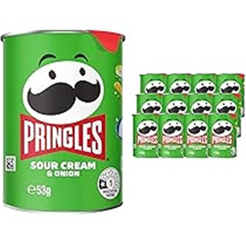 PRINGLES SOUR CREAM & ONION 12 X 53G (1)