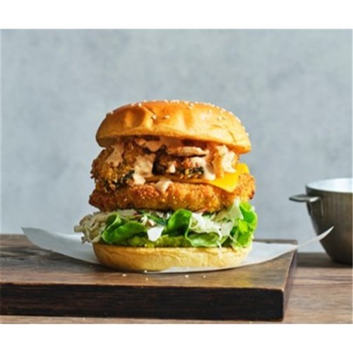 FREE RANGE CHICKEN BURGER 90 -125G 1KG (6)