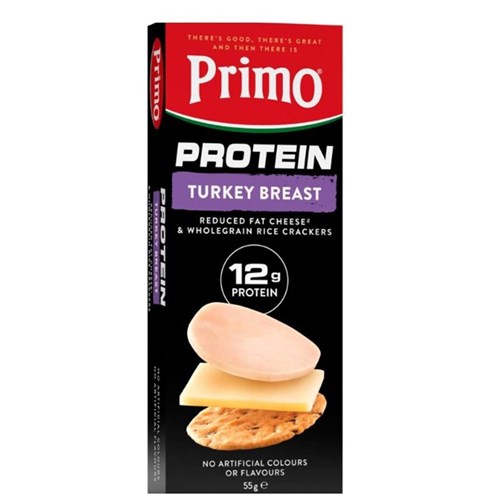 STACKER WITH TURKEY & REDUCED FAT CHEESE 55GX 7 (1