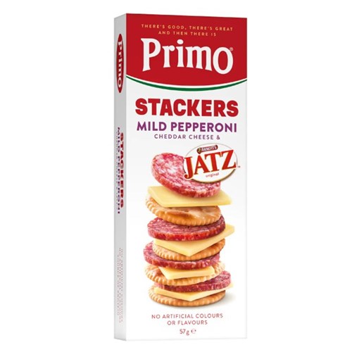 STKERS MILD PEPPERONI JATZ&CHEDDER CHEESE 57Gx7(1)
