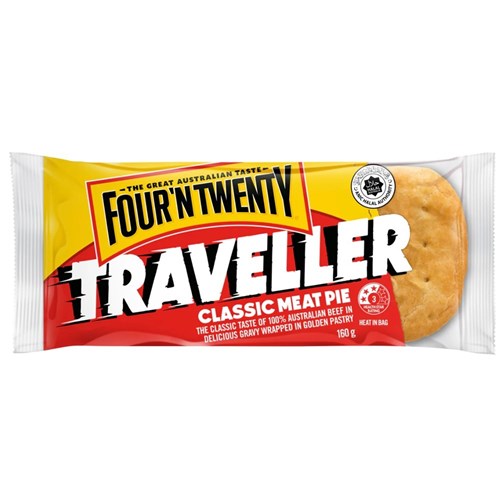 HALAL TRAVELLLER BEEF PIE 160g X 24 (1)
