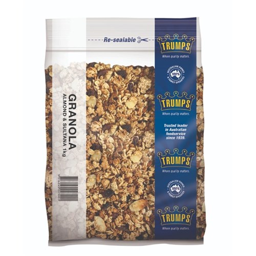 GRANOLA ALMOND & SULTANA 1KG (10)