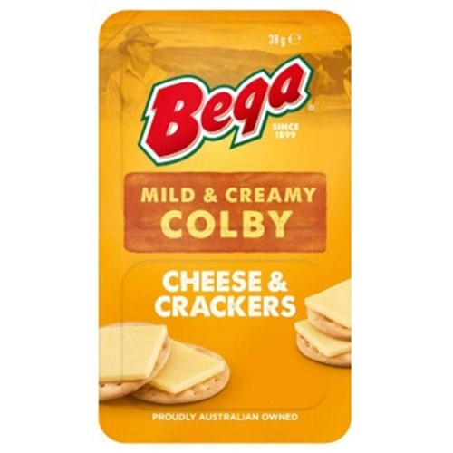 WATER CRACKERS SNACK COLBY 8 X 38G (1)