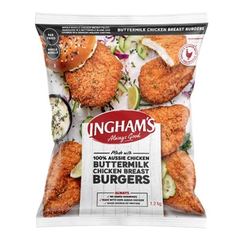 CHICKEN BREAST BURGER BUTTERMILK 1.2KG (5)